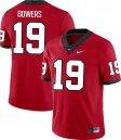 #19 Brock Bowers UGA Bulldogs College Football Men's Red Jersey 805418-635