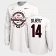 #14 Arik Gilbert 2021 National Champions Georgia Bulldogs Expression Men White T-Shirt 814063-201