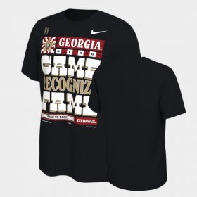 2022 National Champions Georgia Bulldogs Locker Room Men's Black T-Shirt 312964-734