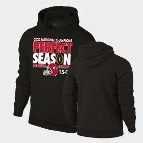2022 National Champions UGA Bulldogs Perfect Season Mens Black Hoodie 611413-127