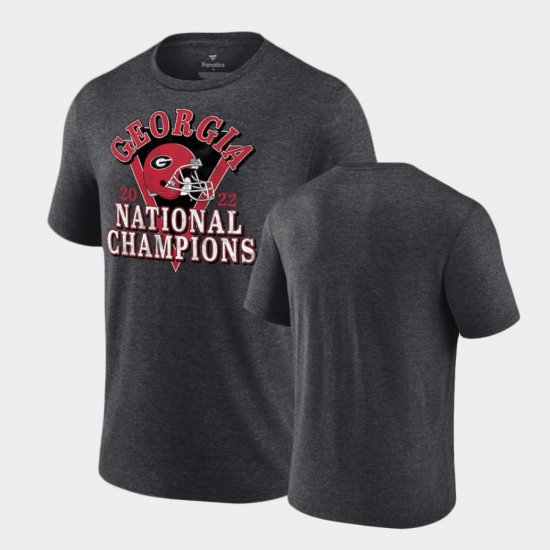 2022 National Champions UGA Retro Men\'s Charcoal T-Shirt 520476-865