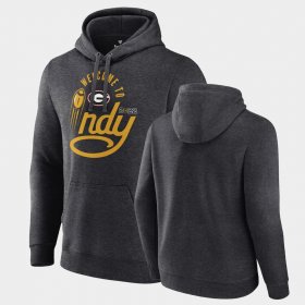 College Football Georgia 2022 National Championship Sideline Men's Charcoal Hoodie 116344-338