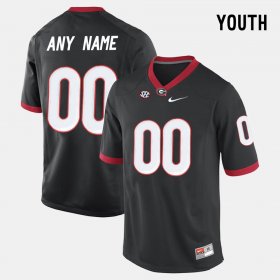 #00 Custom College Limited Football UGA Youth Black Jersey 143734-576