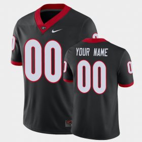 #00 Custom Game University of Georgia Alternate Mens Black Jersey 996808-235