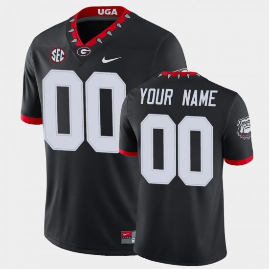 #00 Custom Game Georgia Mens Black Jersey 264510-211