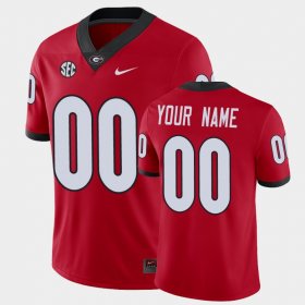 #00 Custom Game Georgia Mens Red Jersey 984353-166