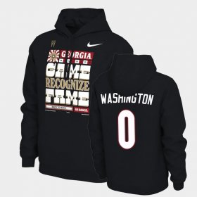 #0 Darnell Washington 2022 National Champions Georgia Mens Black Hoodie 345146-785
