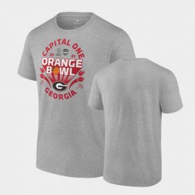College Football UGA Bulldogs 2021 Orange Bowl Whistle Men's Gray T-Shirt 705161-778