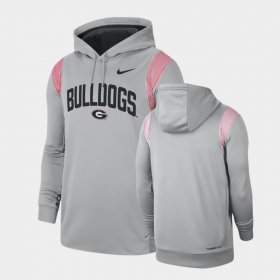 2022 Game Day Sideline Georgia Bulldogs Men Gray Hoodie 246154-495