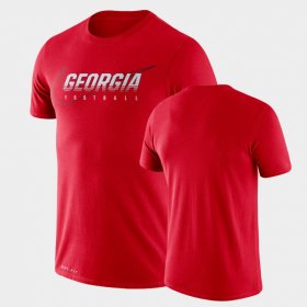 Facility Performance UGA Men Red T-Shirt 372110-657