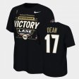 #17 Nakobe Dean 2021 National Champions Georgia Bulldogs Locker Room Men's Black T-Shirt 179163-486