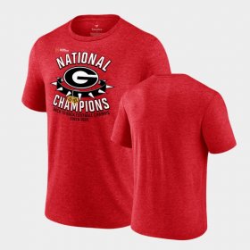 2022 National Champions UGA Cornerback Men's Red T-Shirt 392698-638