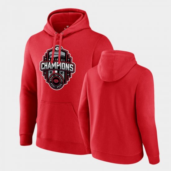2022 National Champions Georgia Men Red Hoodie 514536-159
