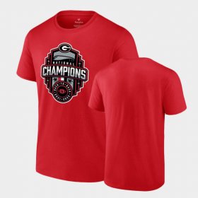 2022 National Champions UGA Men's Red T-Shirt 194410-154