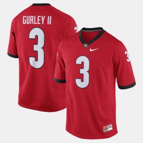 #3 Todd Gurley II Alumni Football Game Georgia Bulldogs Men's Red Jersey 522391-124