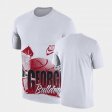 College Basketball Georgia Bulldogs 90s-style Men's White T-Shirt 836526-810