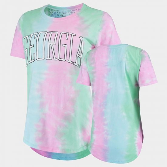 Tie Dye Georgia Bulldogs Bay Women Rainbow T-Shirt 535315-128