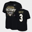 #3 Zamir White 2021 National Champions UGA Locker Room Men Black T-Shirt 572511-338