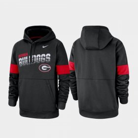 Performance University of Georgia Pullover Mens Black Hoodie 670586-603