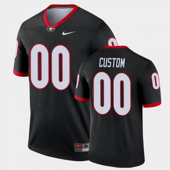 #00 Custom Legend UGA Alternate Mens Black Jersey 345844-340