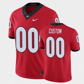 #00 Custom Limited Georgia Mens Red Jersey 213027-324