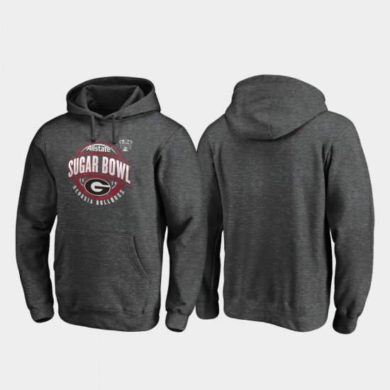 2020 Sugar Bowl Bound University of Georgia Scrimmage Men\'s Heather Gray Hoodie 251535-649