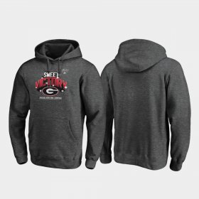 2020 Sugar Bowl Champions Georgia Bulldogs Receiver Mens Heather Gray Hoodie 804087-645
