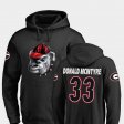 #33 Ian Donald-McIntyre Midnight Mascot Georgia Football Men Black Hoodie 132041-481