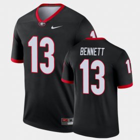#13 Stetson Bennett Legend University of Georgia Alternate Men Black Jersey 935706-656