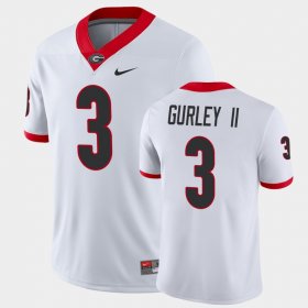 #3 Todd Gurley II Game UGA College Football Men White Jersey 278187-514