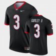 #3 Todd Gurley II Legend Georgia Bulldogs Alternate Men's Black Jersey 744635-463