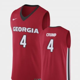 #4 Tyree Crump Replica UGA Bulldogs College Basketball Men Red Jersey 806726-859
